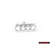 Audi Original Anillos Trasero Simbolo Insignia Emblema Cromo - 8T8853742B 2ZZ