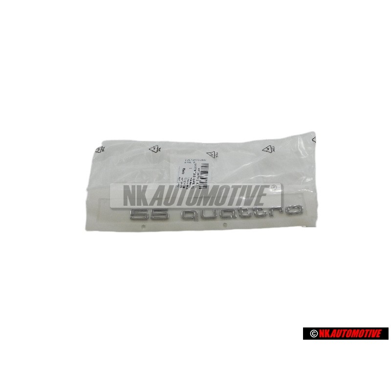 Audi Original 55 QUATTRO Trasero Rotulo Insignia Emblema Cromo - 4KE853737C 3Q7
