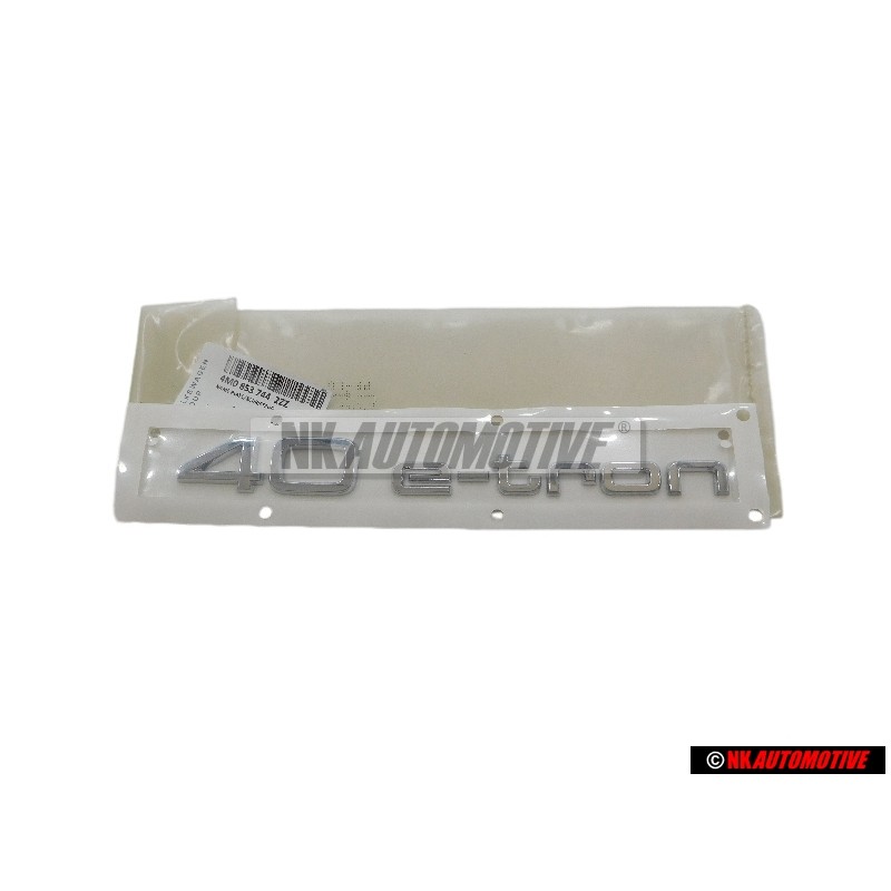 Audi Original 40 E-TRON Trasero Rotulo Insignia Emblema Cromo - 4M0853744 2ZZ