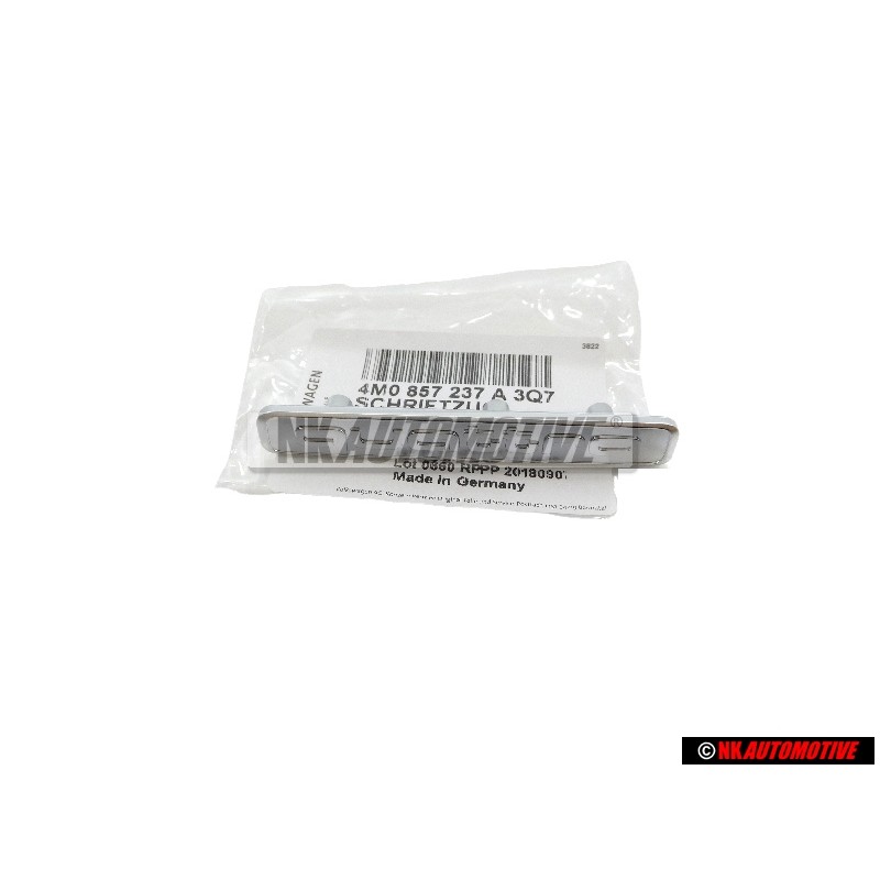 Original Audi QUATTRO Dashboard Badge Emblem Chrome - 4M0857237A 3Q7