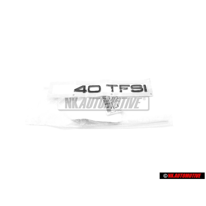 Audi Original 40 TFSI Trasero Rotulo Insignia Emblema Negro - 83A853744A T94