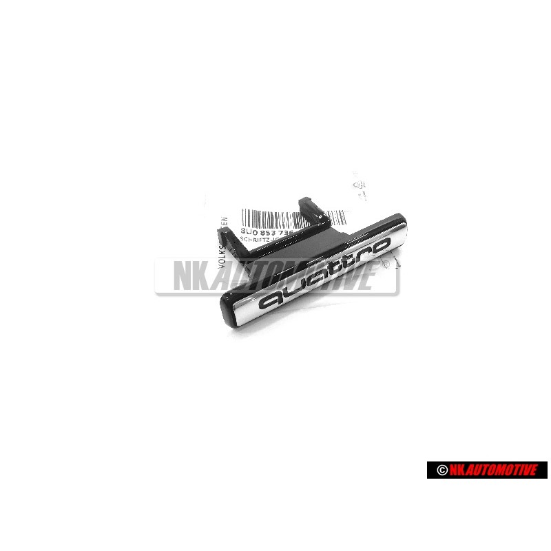 Audi Original QUATTRO Frente Rotulo Insignia Emblema - 8U0853736 T94
