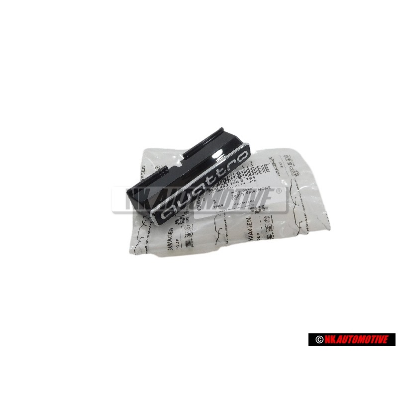 Audi Original QUATTRO Frente Rotulo Insignia Emblema - 8U0853736B T94