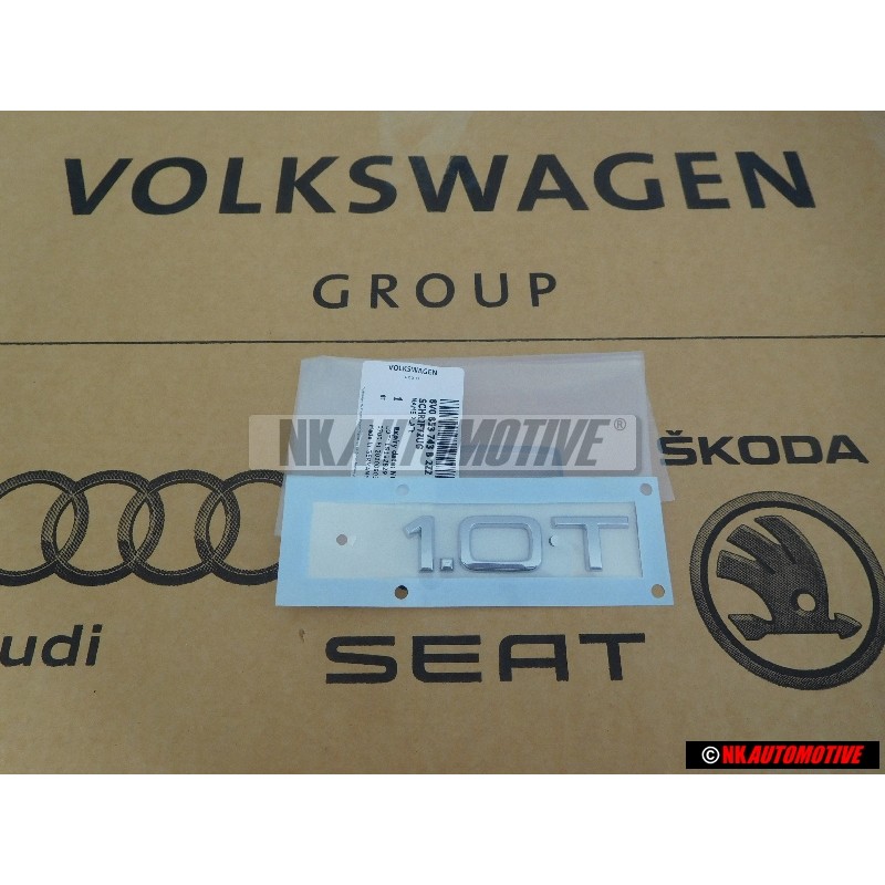 Audi Original 1.0T Trasero Rotulo Insignia Emblema Cromo - 8V0853743B 2ZZ