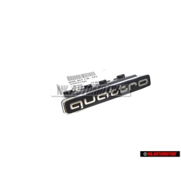 Audi Original QUATTRO Frente Rotulo Insignia Emblema - 8W6853736 2ZZ