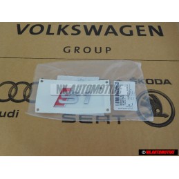 Audi Original S1 Trasero Rotulo Insignia Emblema Cromo Rojo - 8X0853735 2ZZ