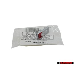Audi Original S7 Volante Rotulo Insignia Emblema Cromo Rojo - 4G8419685