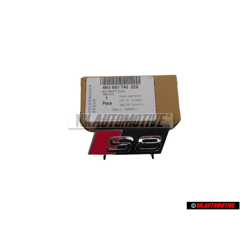 Audi Original S8 Frente Rotulo Insignia Emblema - 4N0853740 2ZZ