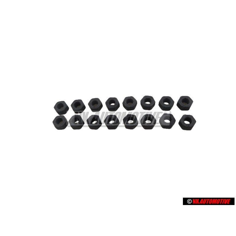 16x VW Original Tuerca Hexagonal - 043101457