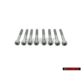 8x VW Original Tornillo Cilindrico Con Cabeza De Hexagono Interior - N 0447553
