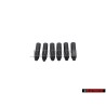 6x VW Original Capuchon Negro Satinado - 311867649 01C
