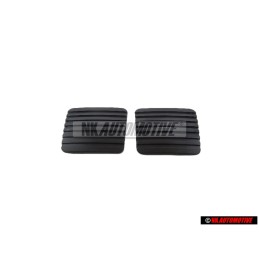 2x VW Original Capuchon P. Pedales Freno Y Embrague Negro - 823721173 01C