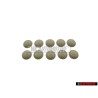 10x VW Original Capuchon Beigegris - 211867169 7UK