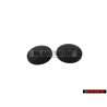 2x VW Original Boton Presion Negro Satinado - N 9009360101C
