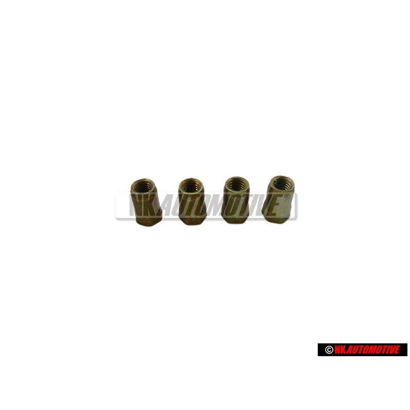 4x VW Original Tuerca Remache Ciego - N 90238801