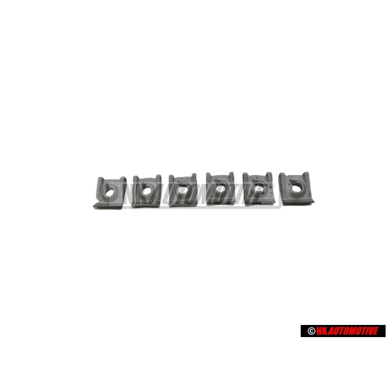 6x VW Original Tuerca Gatillo - N 90106601