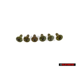 6x VW Original Tornillo Alomado P. 