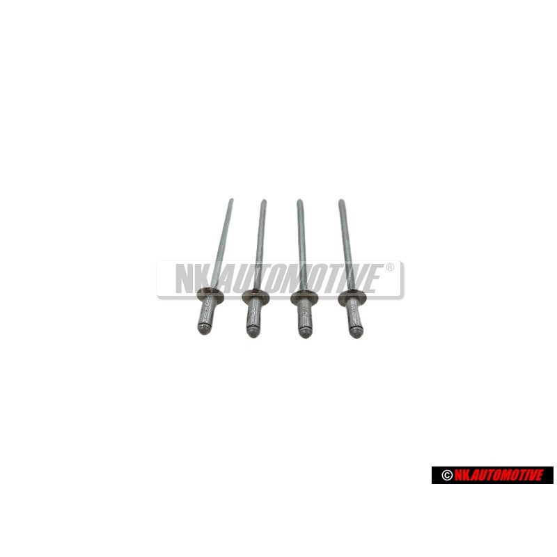 4x VW Original Remache Ciego - N 90437601