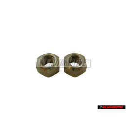 2x VW Original Tuerca Hexag., Autoblocante - N 0221414