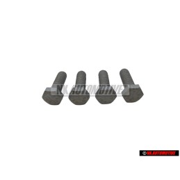 4x VW Original Tornillo Hexagonal - N 01024222