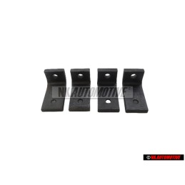 4x VW Original Placa De Fijacion Para Bisagra De Puerta - 171809653C