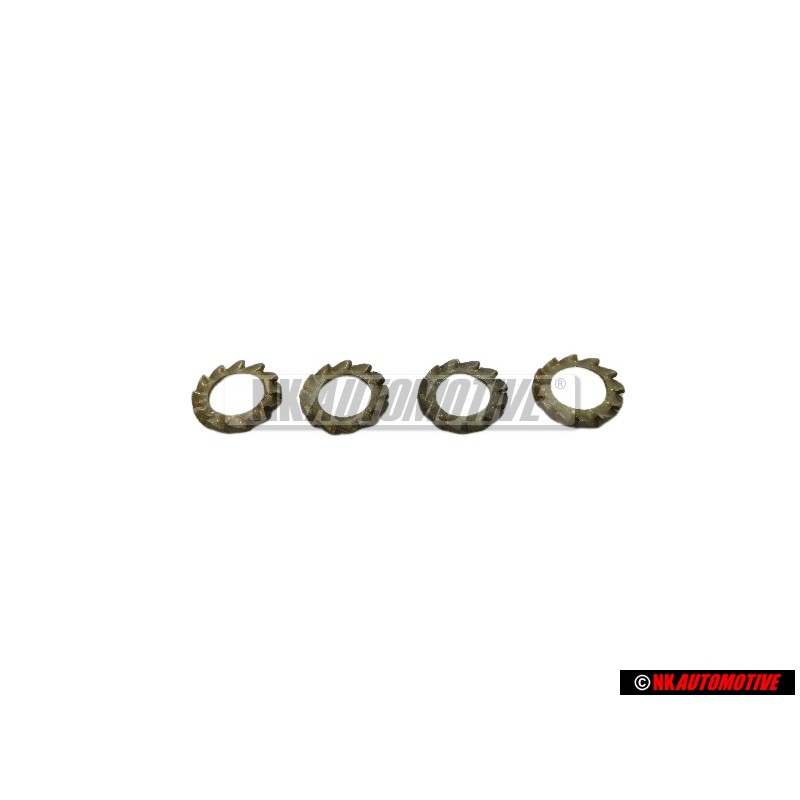 4x VW Original Arandela De Frenado Dentellado - N 0121053