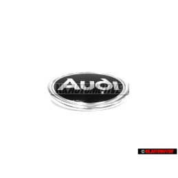 Audi Original Lado Simbolo Insignia Emblema Negro Cromo - 4A0853621 2ZZ