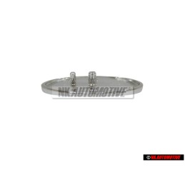 Audi Original Lado Simbolo Insignia Emblema Negro Cromo - 4A0853621 2ZZ