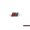 Audi Original S2 Volante Rotulo Insignia Emblema Cromo Rojo - 8A0419685D