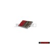 Audi Original S2 Volante Rotulo Insignia Emblema Cromo Rojo - 8A0419685D