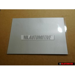 VW Original Lamina De Zinc, Autoadhesiva - D 381ZN1A2