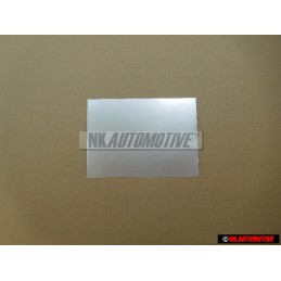 VW Original Lamina De Zinc, Autoadhesiva - D 381ZN1A2