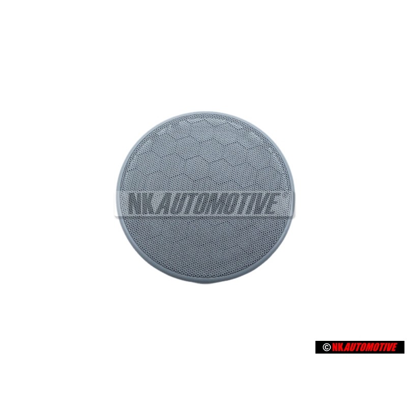 VW Original Recubrimiento Altavoz Gris Franela - 703035793C U71