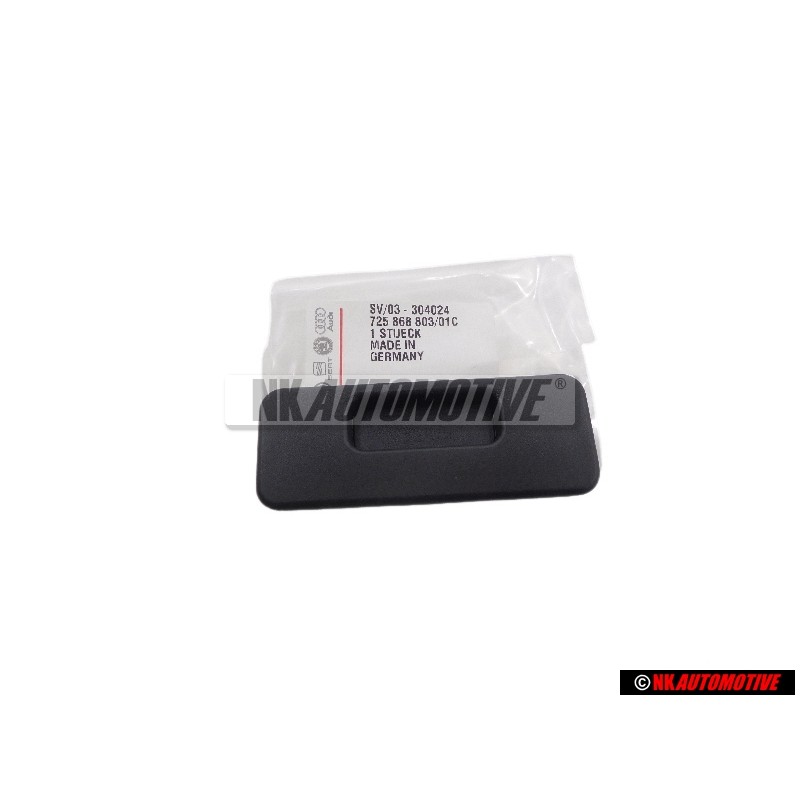 VW Original Tapa Protectora Negro Satinado - 725868803 01C