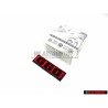 VW Original G60 Trasero Rotulo Insignia Emblema Rojo - 191853675B QN5