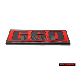 VW Original G60 Trasero Rotulo Insignia Emblema Rojo - 191853675B QN5