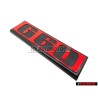 VW Original G60 Trasero Rotulo Insignia Emblema Rojo - 191853675B QN5