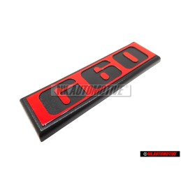 VW Original G60 Trasero Rotulo Insignia Emblema Rojo - 191853675B QN5