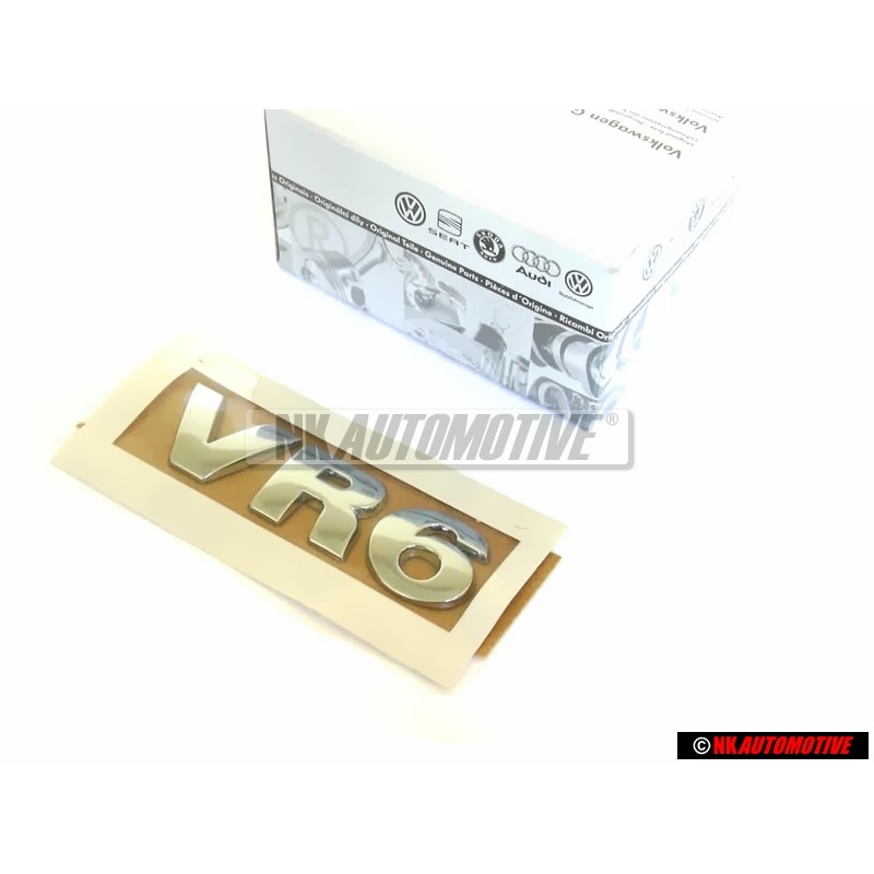 VW Original VR6 Trasero Rotulo Insignia Emblema Cromo - 1J0853675C 739
