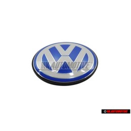 VW Original Cubierta Del Motor Simbolo Emblema Azul Blanco - 06A103940Q