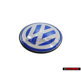 VW Original Cubierta Del Motor Simbolo Emblema Azul Blanco - 06A103940Q