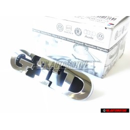 VW Original GTD Frente Rotulo Insignia Emblema Cromo - 5K0853679 739