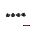 4x VW Original Soporte P. Alfombrilla Negro Satinado - 4A0864229 01C