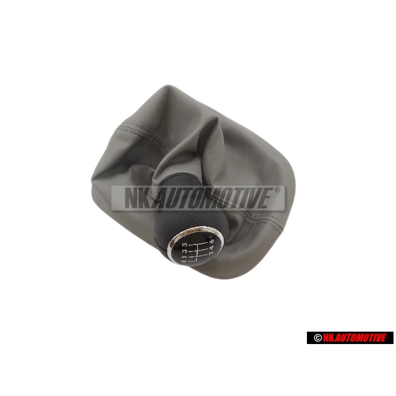 VW Original Pomo Palanca Cambio Con Guardapolvo Cuero Sintetico - 3B0711113AKFEV