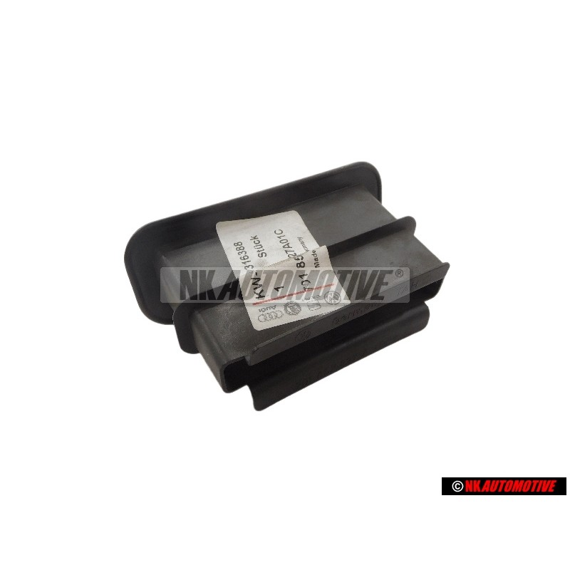VW Original Bastidor Guia Negro Satinado - 701857827A 01C