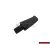 VW Original Boton Negro Satinado - 1J3881633 01C