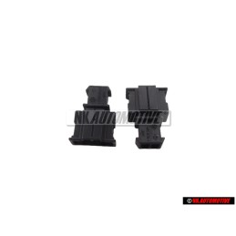 2x VW Original Caja Lenguetas Enchufe Plano - 191972712