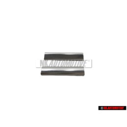 2x VW Original Manguito P. Liston Adorno Aluminio - 171853349