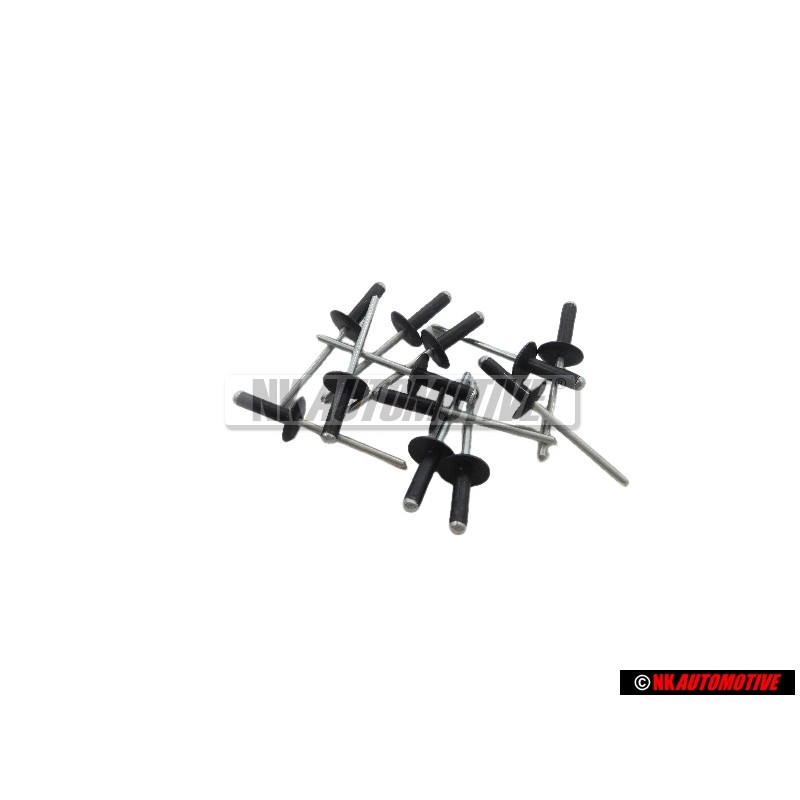 12x VW Original Remache Ciego - N 90634901