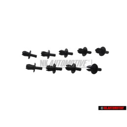 9x VW Original Remache Extensible - N 0385491